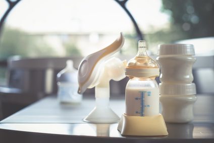 breast pump and supplies